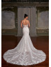 Ivory Lace Glitter Tulle Dreamy Wedding Dress